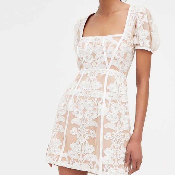 For Love And Lemons Dresses & Skirts - NWT For Love and Lemons Temecula Puff Sleeve Mini Dress S
